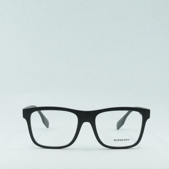 💯 NEW BURBERRY CARTER BE2353 3464 MATTE BLACK EYEGLASSES - Picture 4 of 11